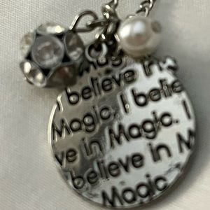 Charming Charlie Christmas snowflake necklace and earrings